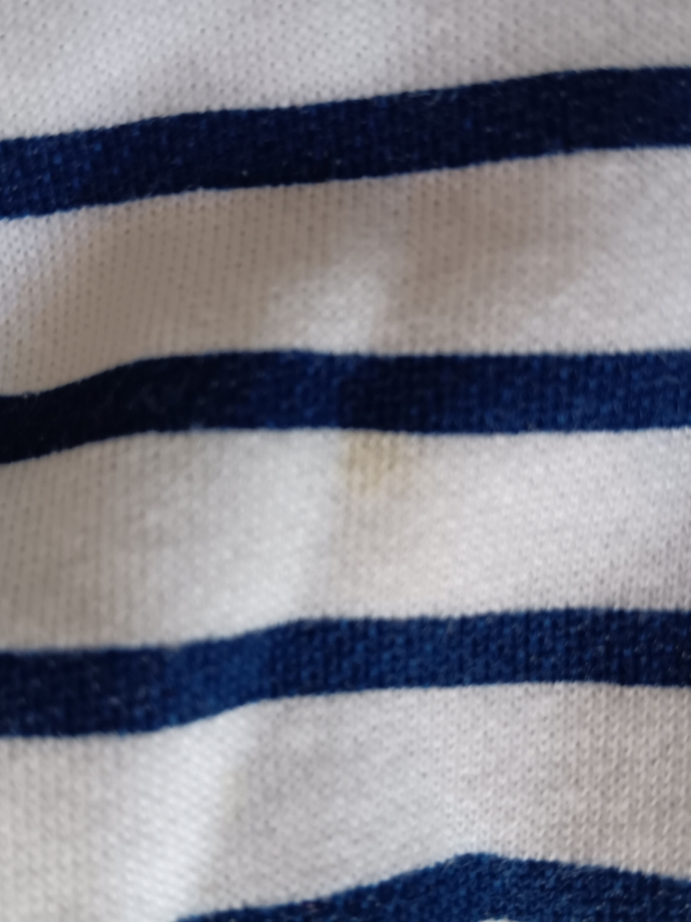 J.Crew White & Navy Striped Sweatshirt with Lace Collar - Picture 9 of 10